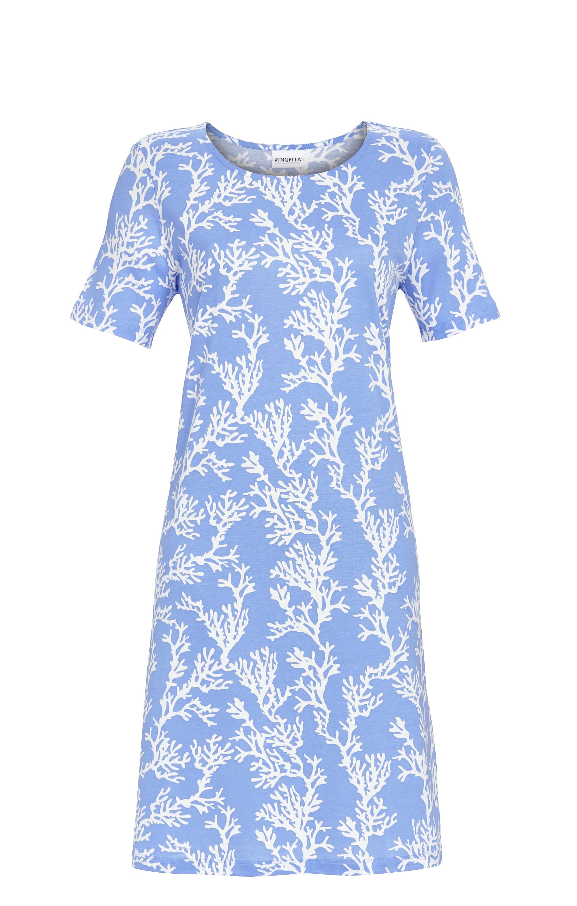 Sleepshirt mit Korallen-Dessin