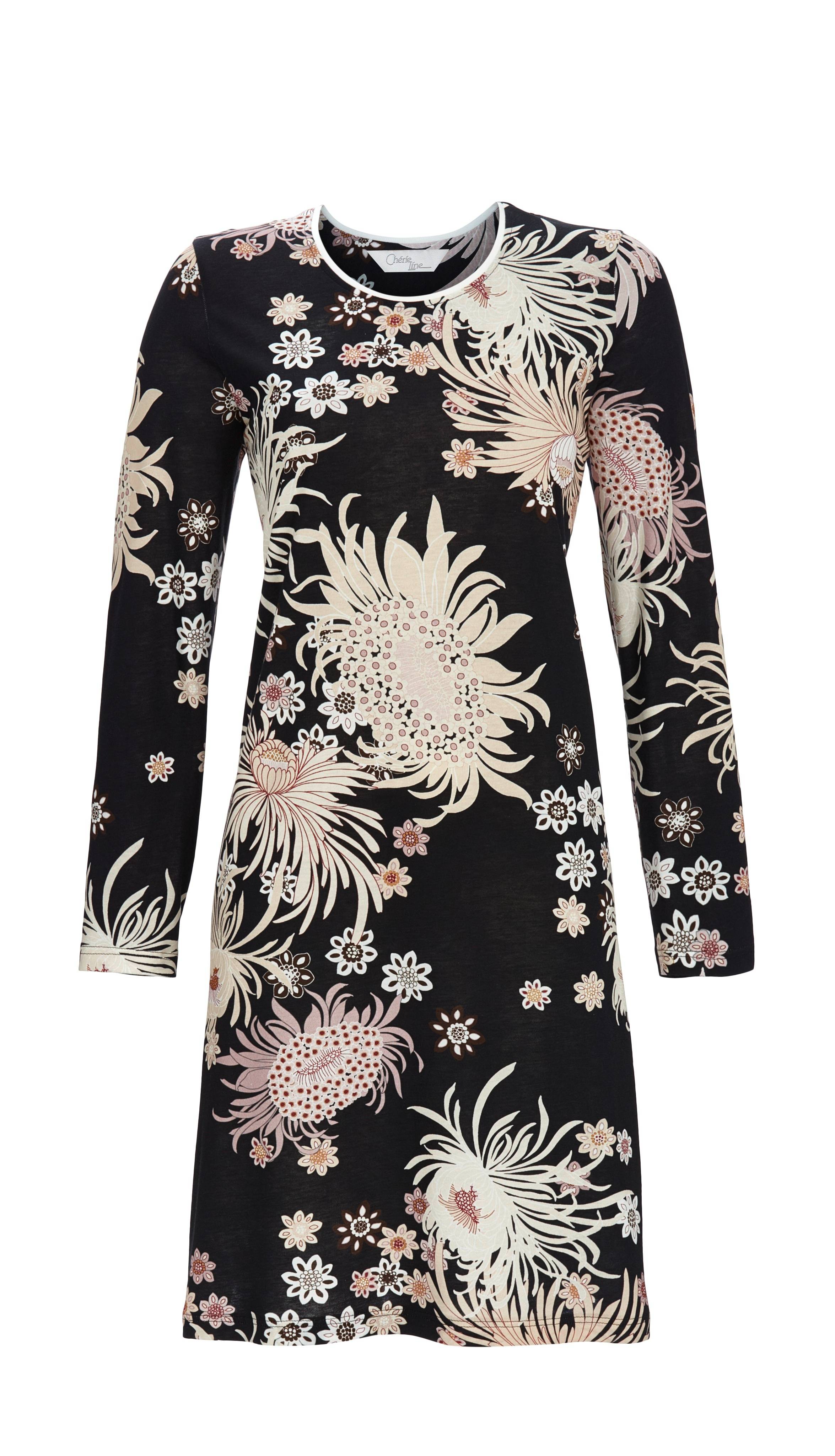 Sleepshirt mit Blumenallover
