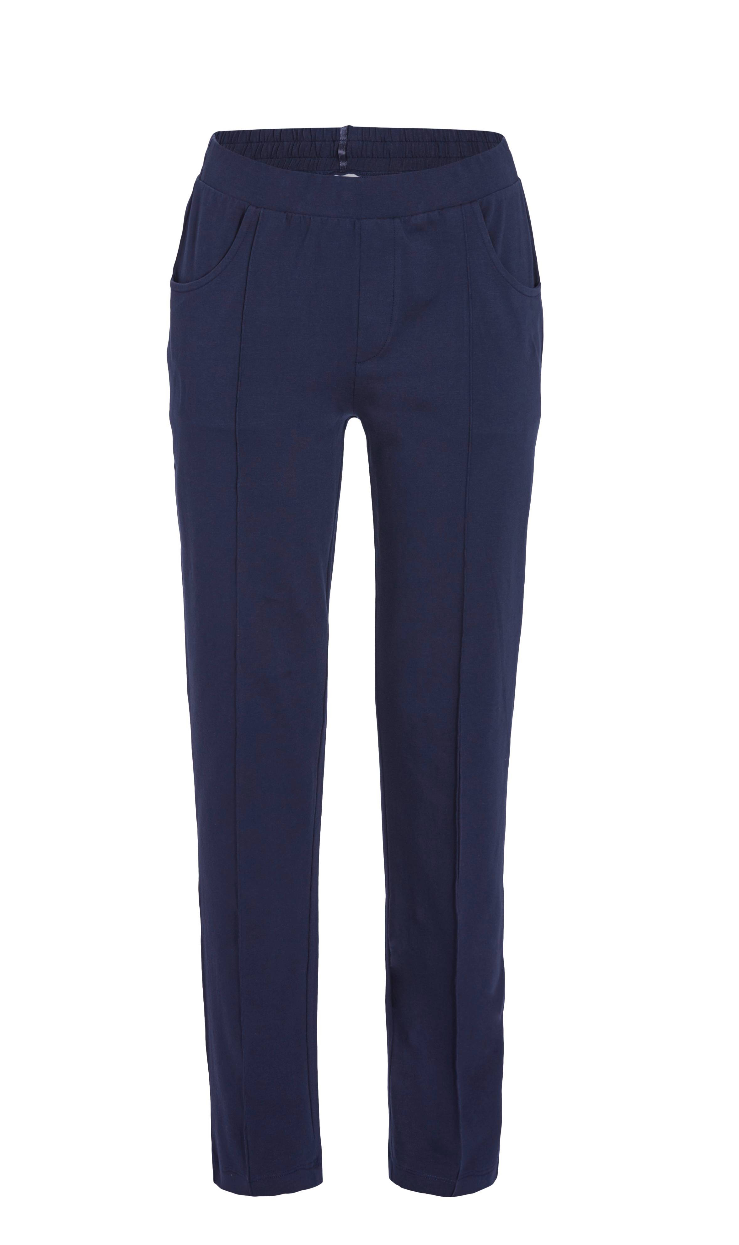 Loungehose mit Biese