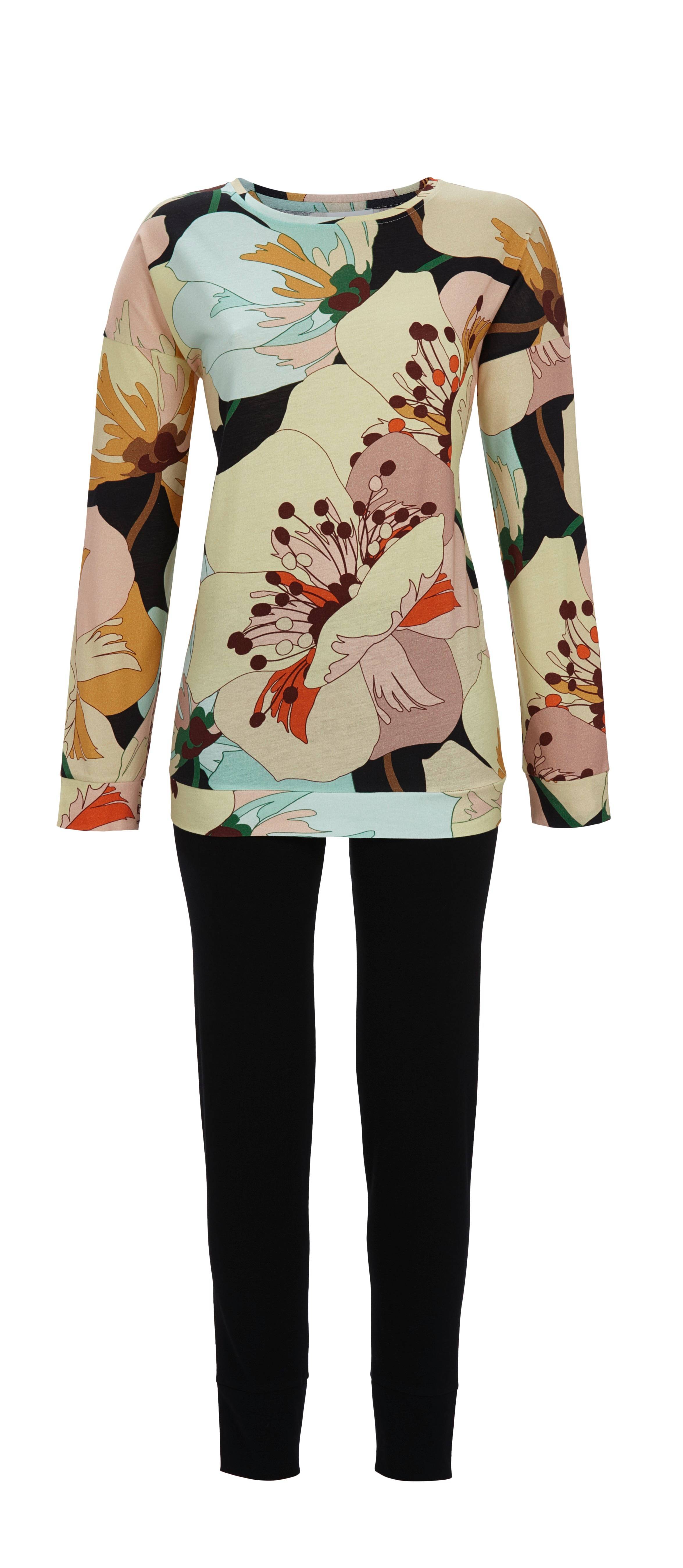 Pyjama mit Blumendessin
