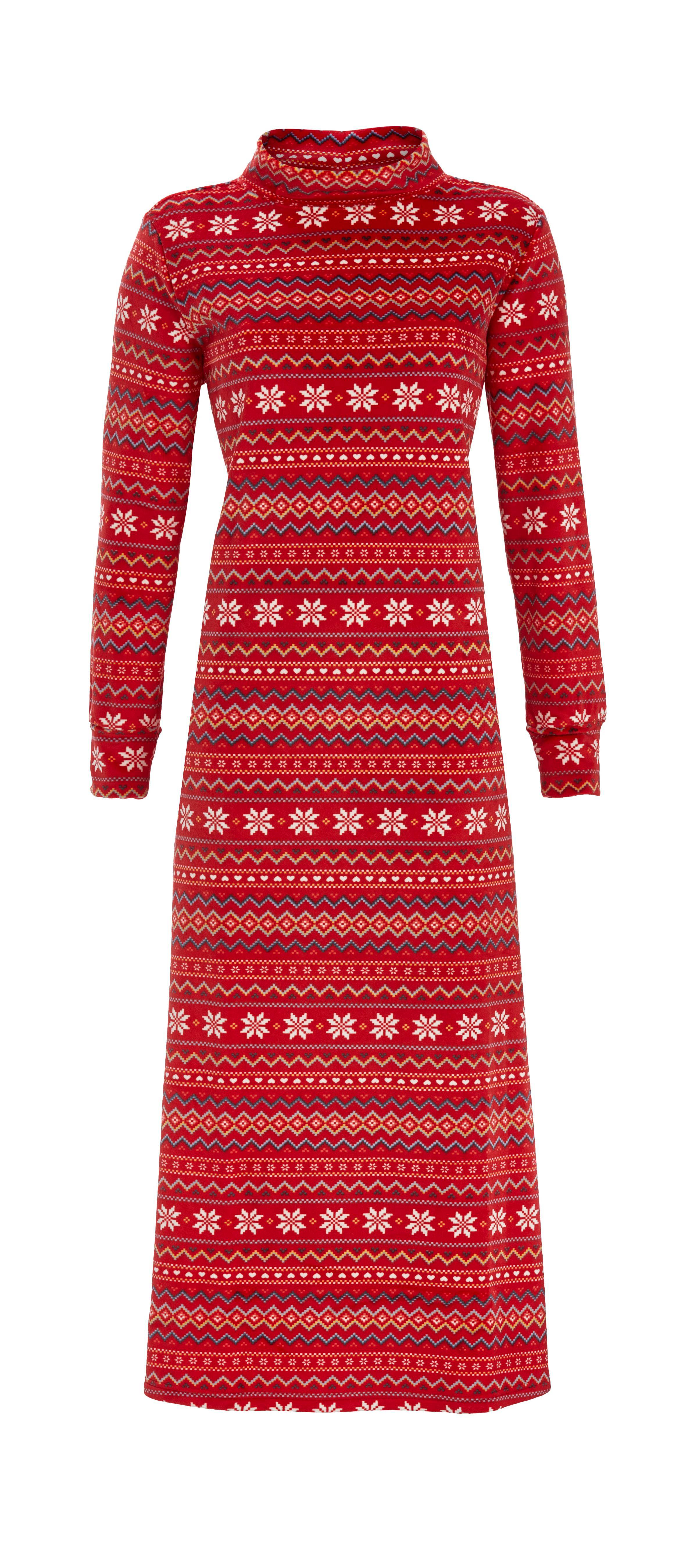 Hauskleid mit Stehkragen