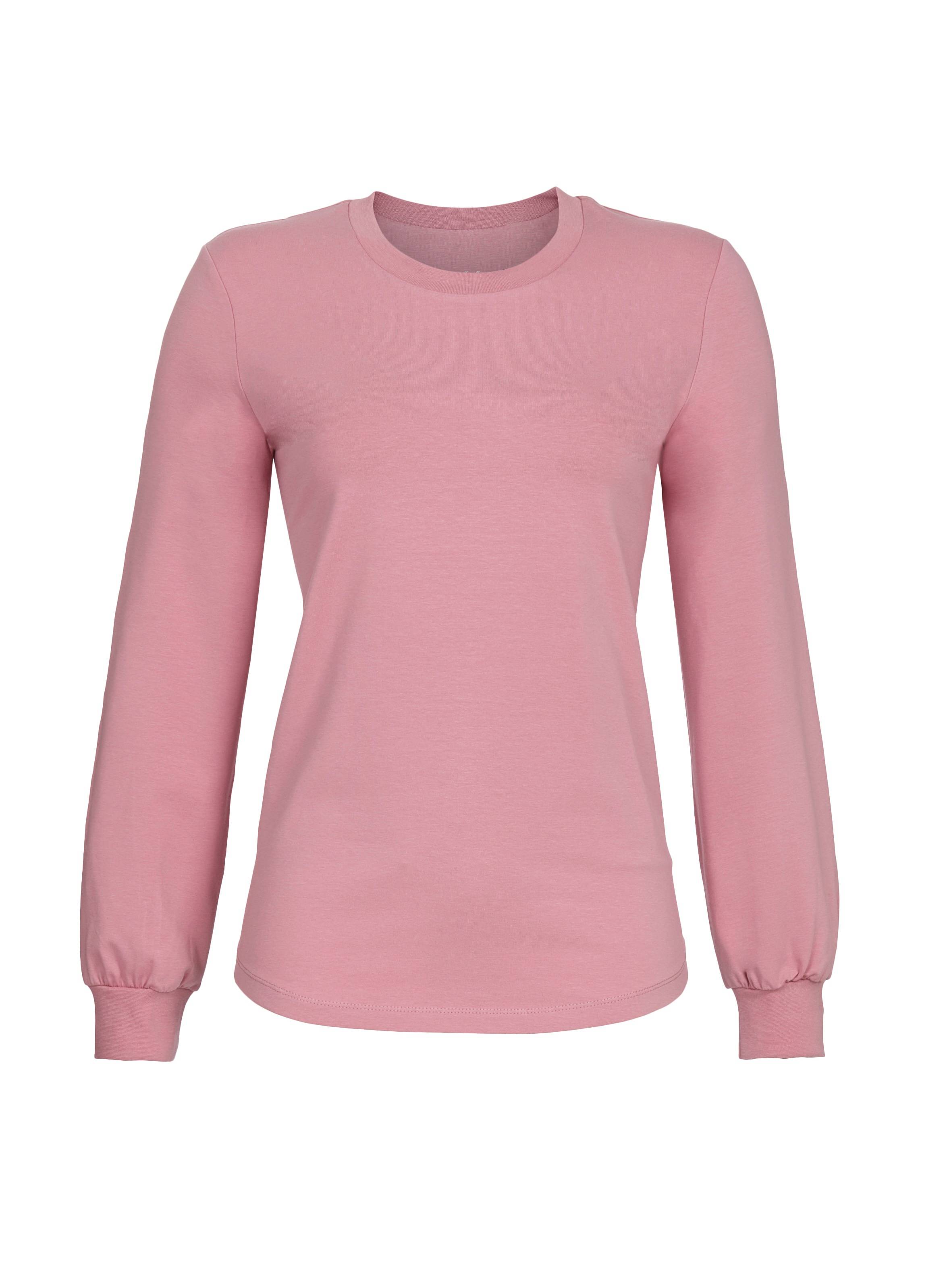 T-Shirt mit Strickbündchen