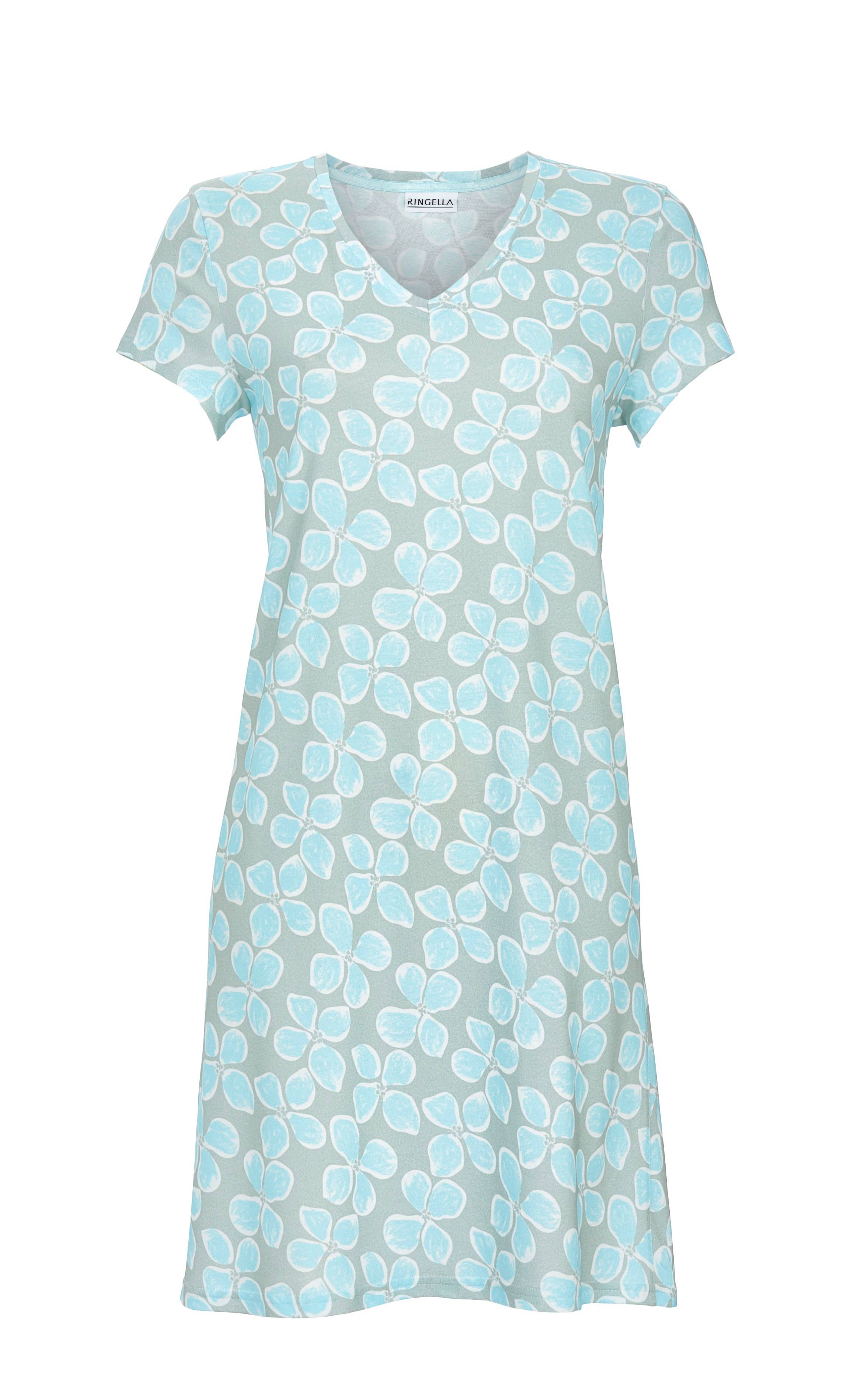 Bigshirt in A-Linie mit V-Ausschnitt