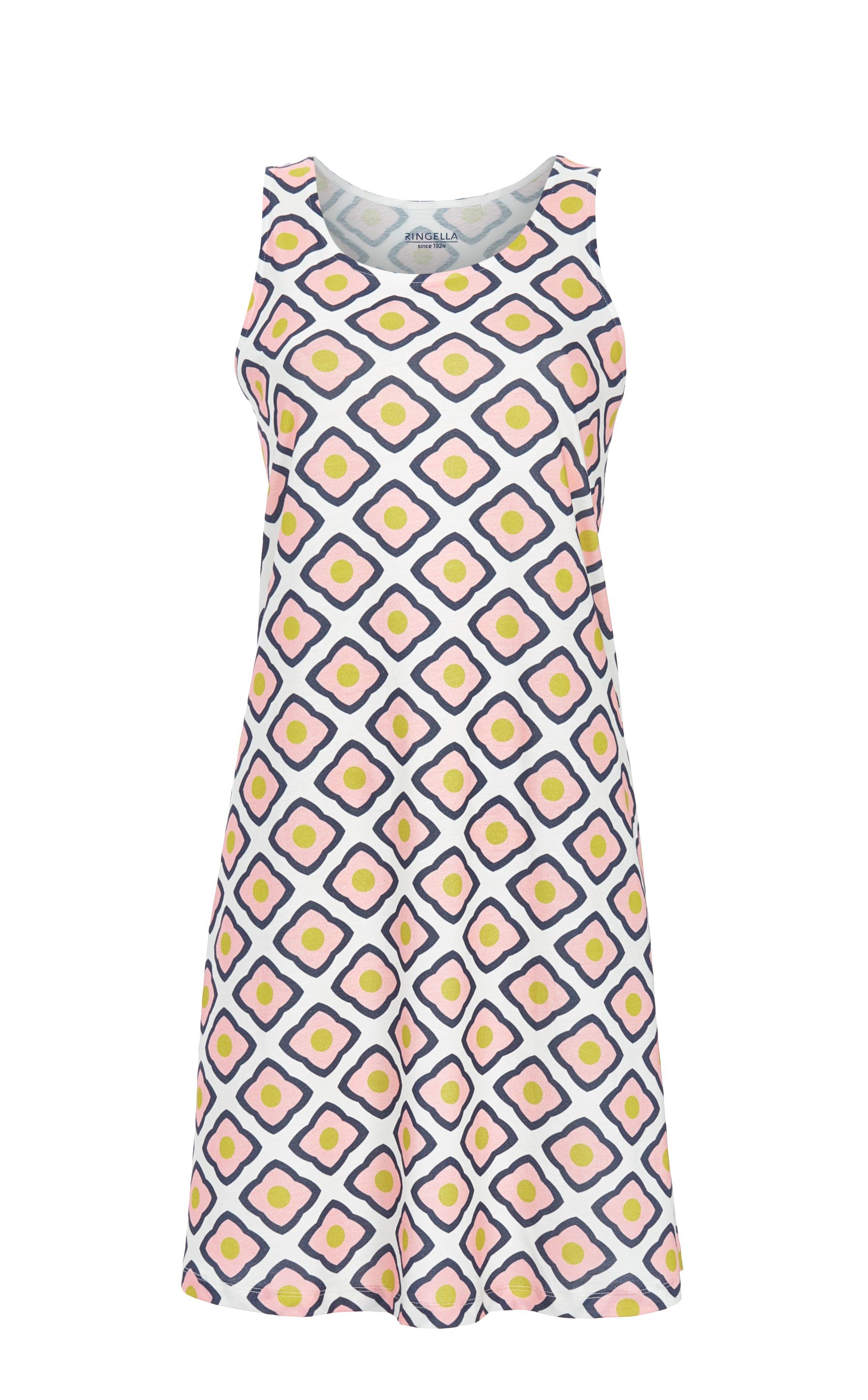 Ärmelloses Sleepshirt mit Alloverprint