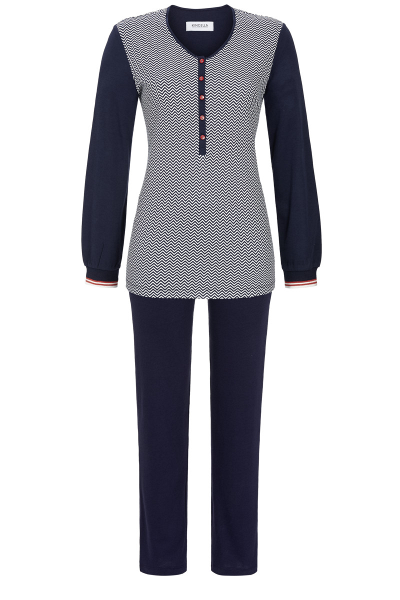 Pyjama mit Knopfleiste