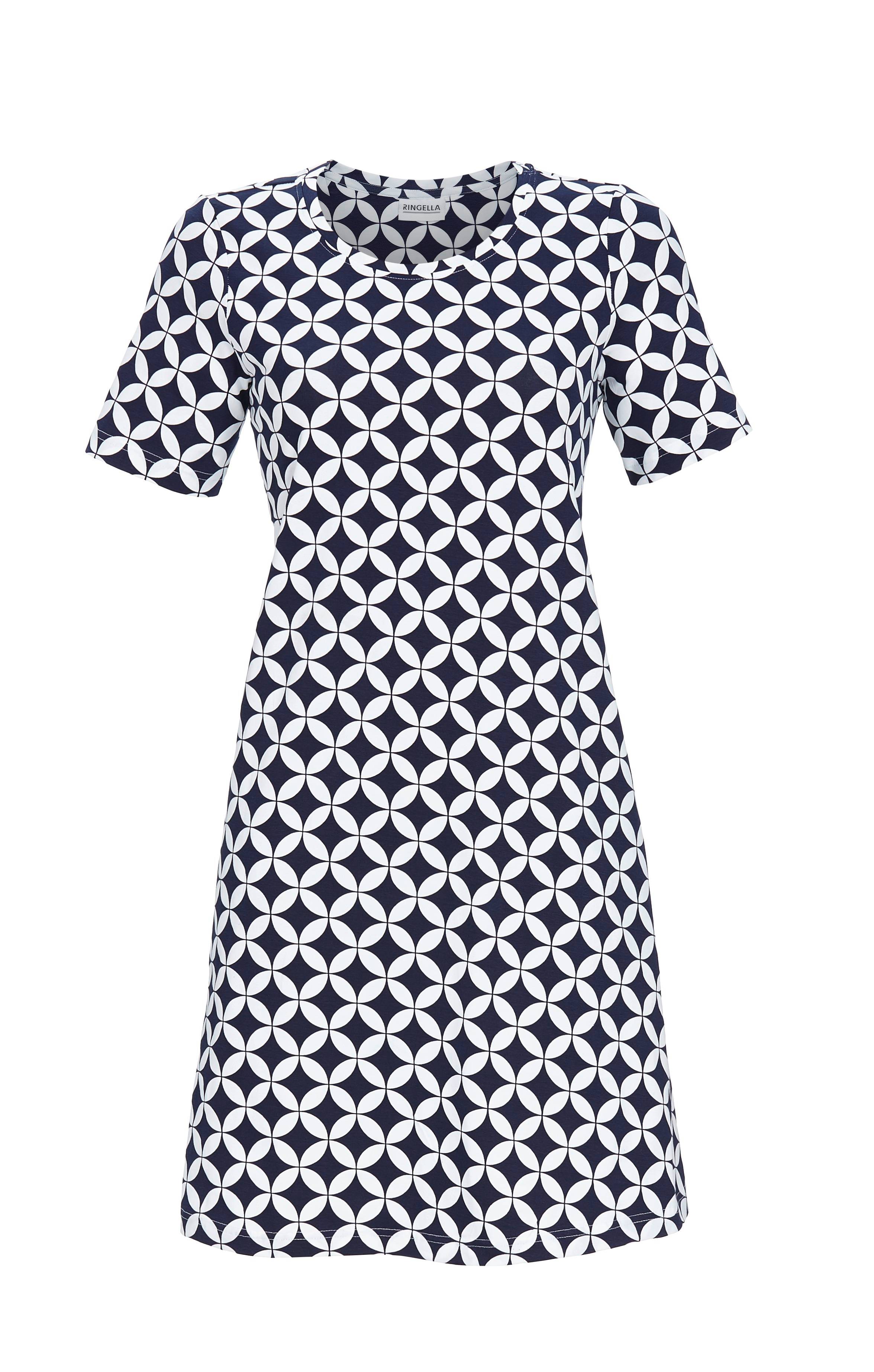 Freizeitkleid mit Abstraktdessin