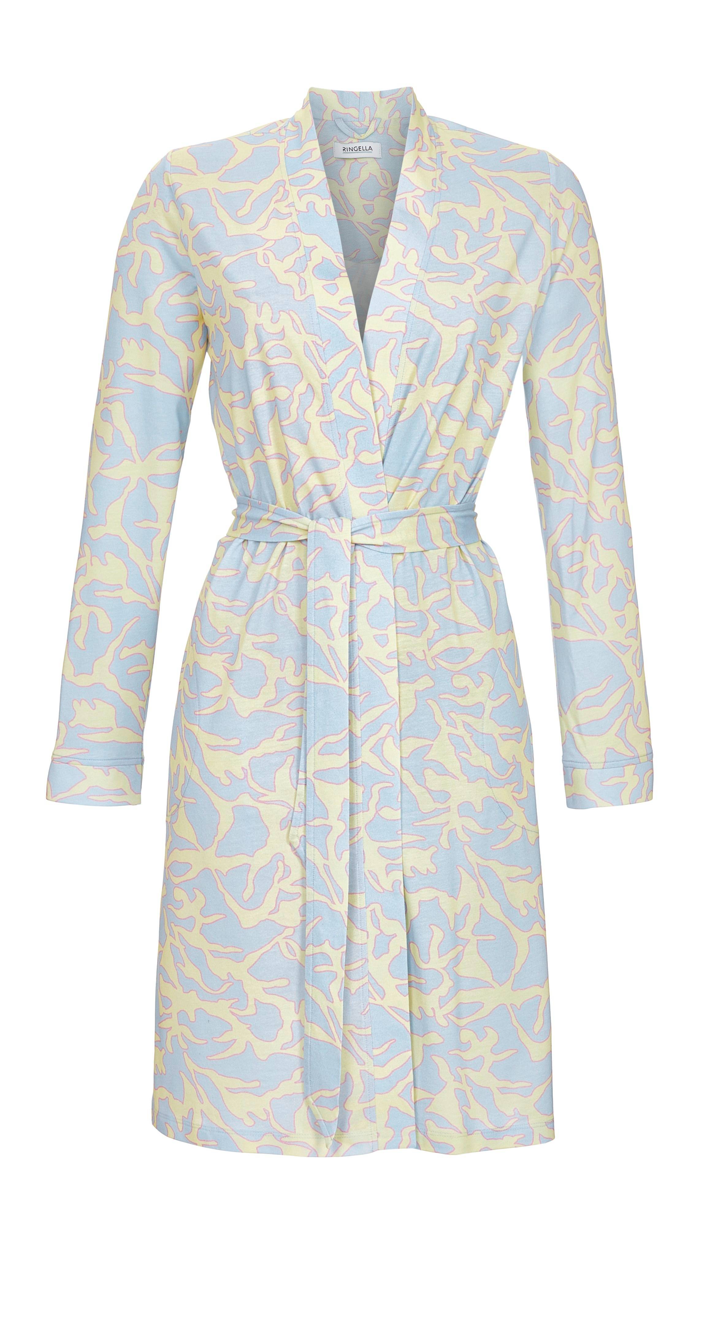Morgenmantel mit Bindegürtel