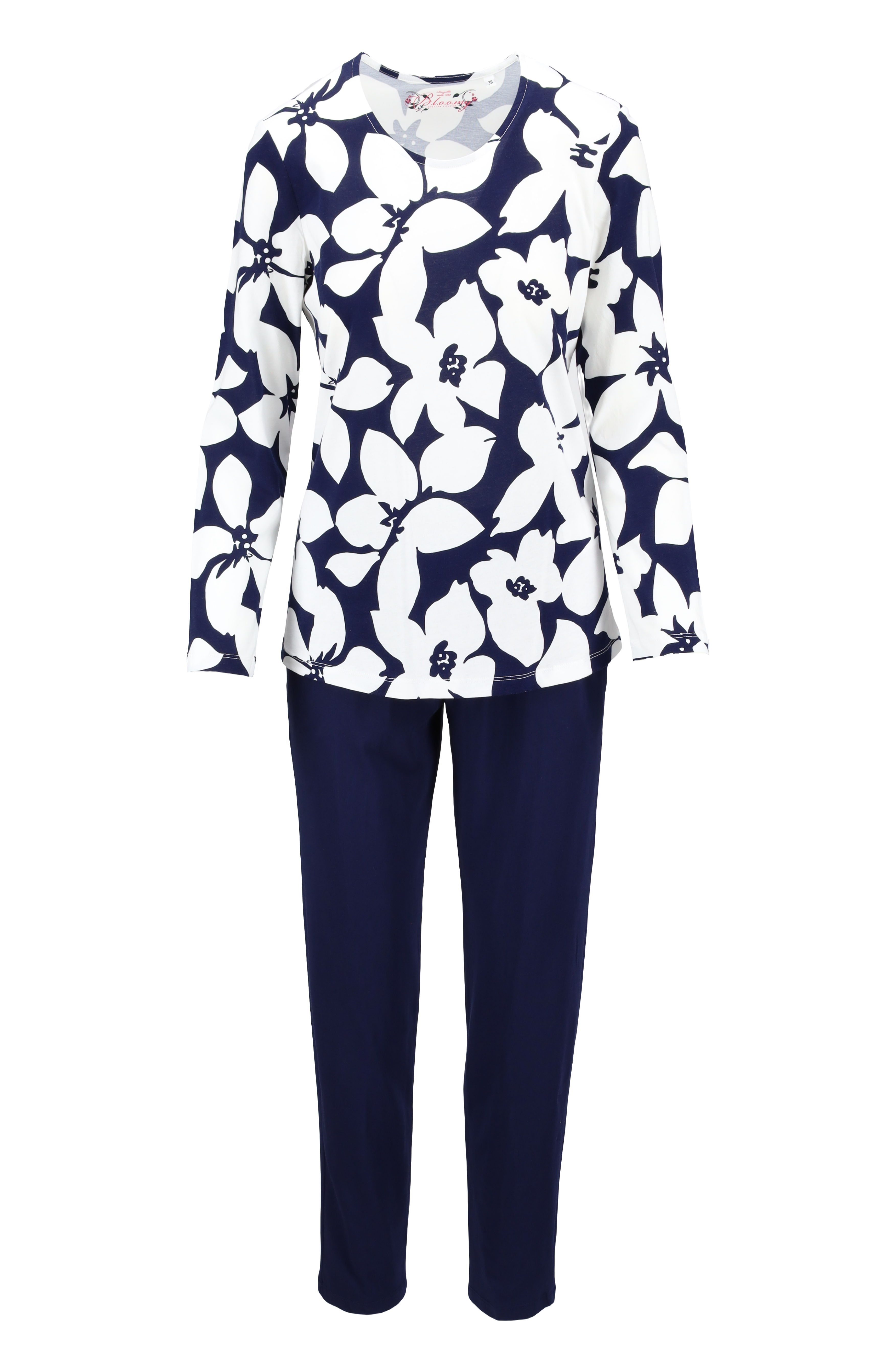 Pyjama mit Blumen-Allover