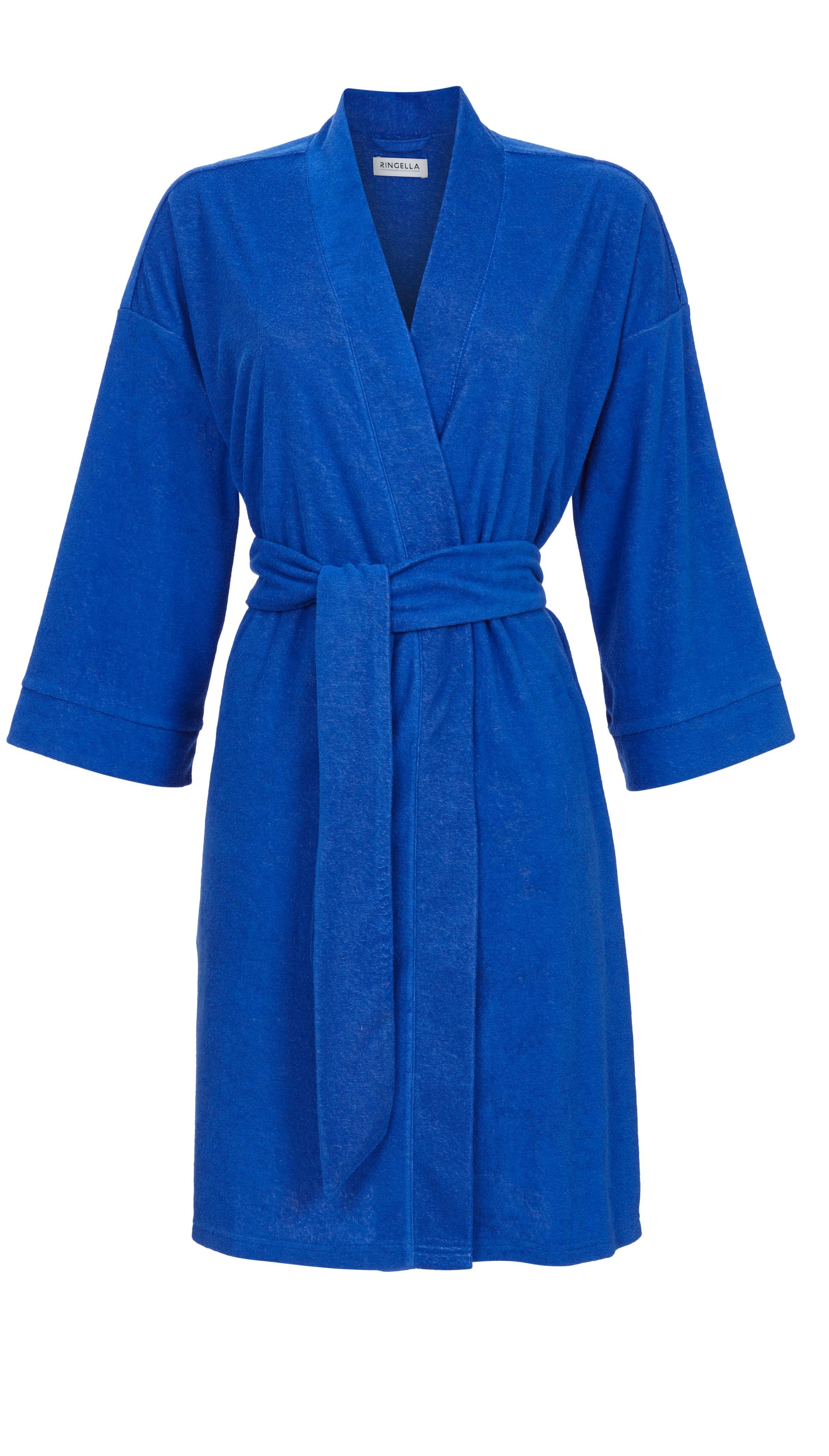 Bademantel aus Stretchfrottee