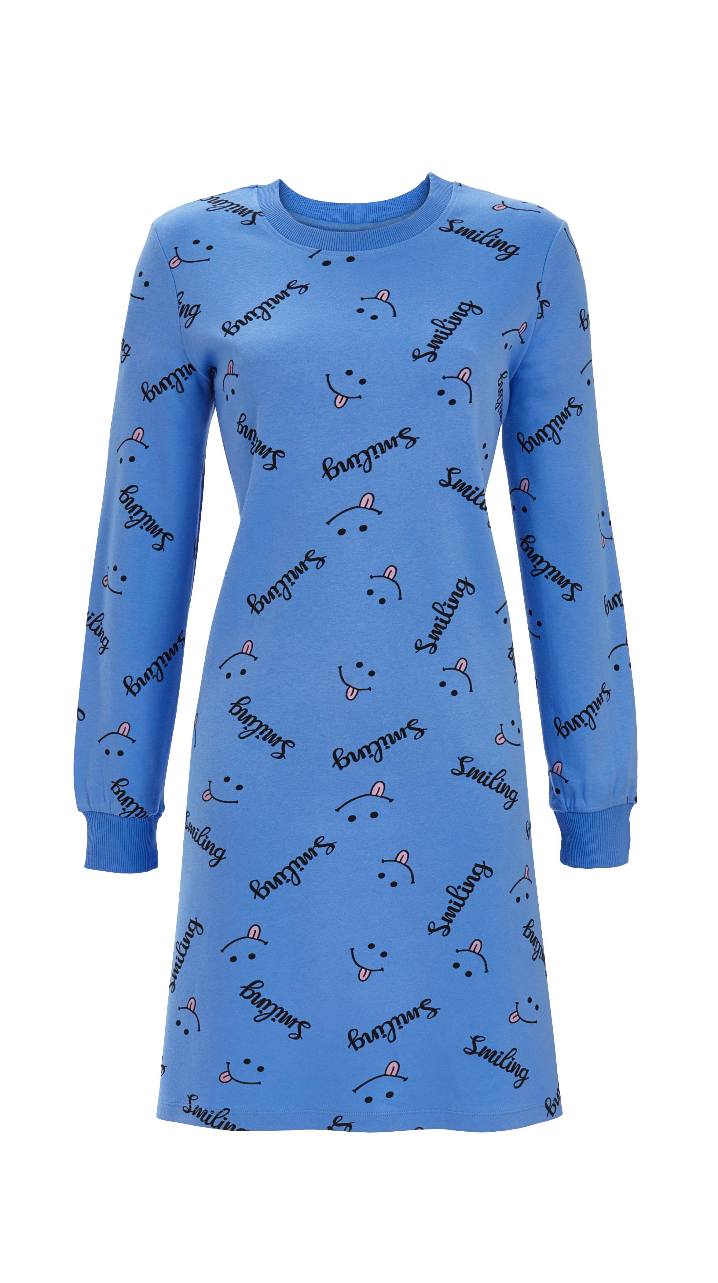 Sleepshirt mit Strickbündchen