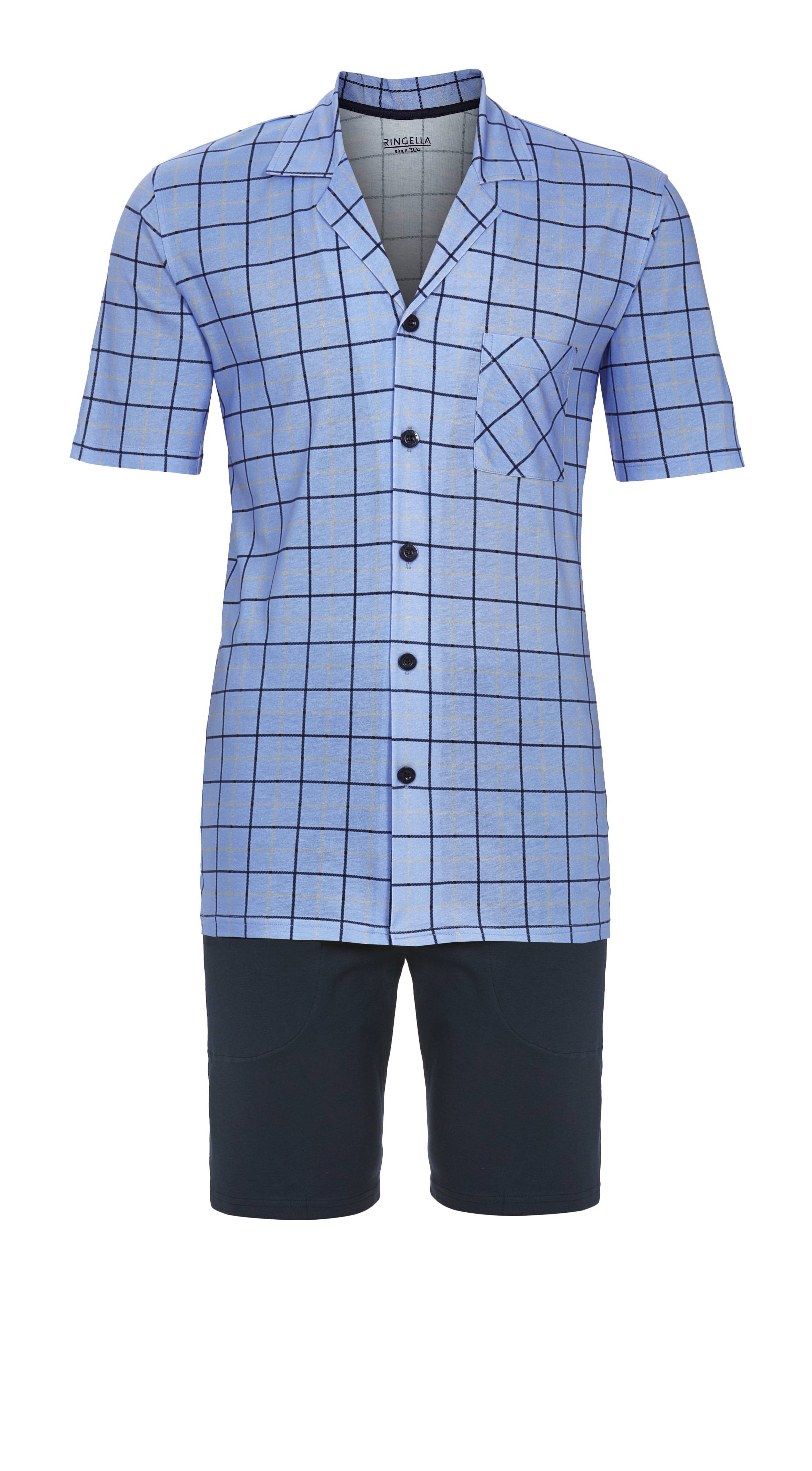 Shorty mit durchgeknöpftem Oberteil