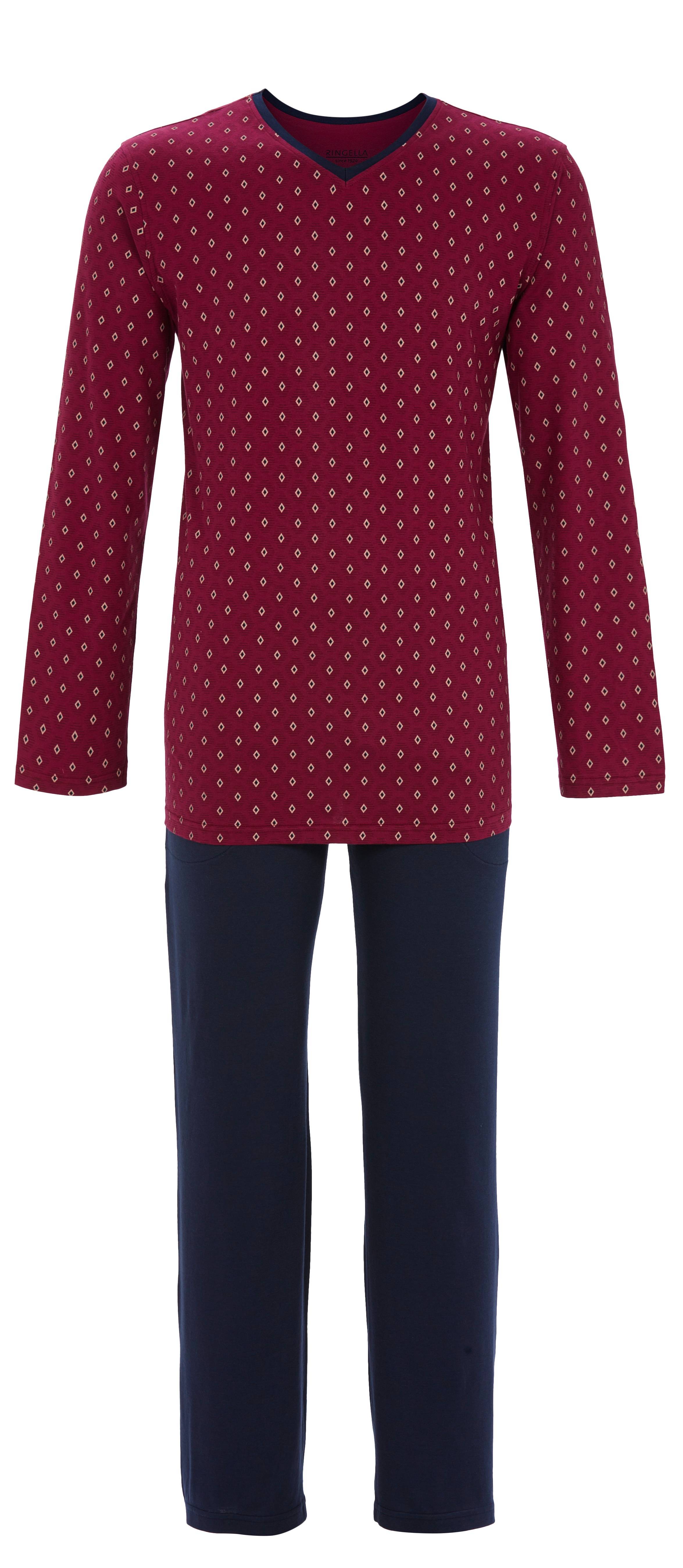 Pyjama mit V-Ausschnitt