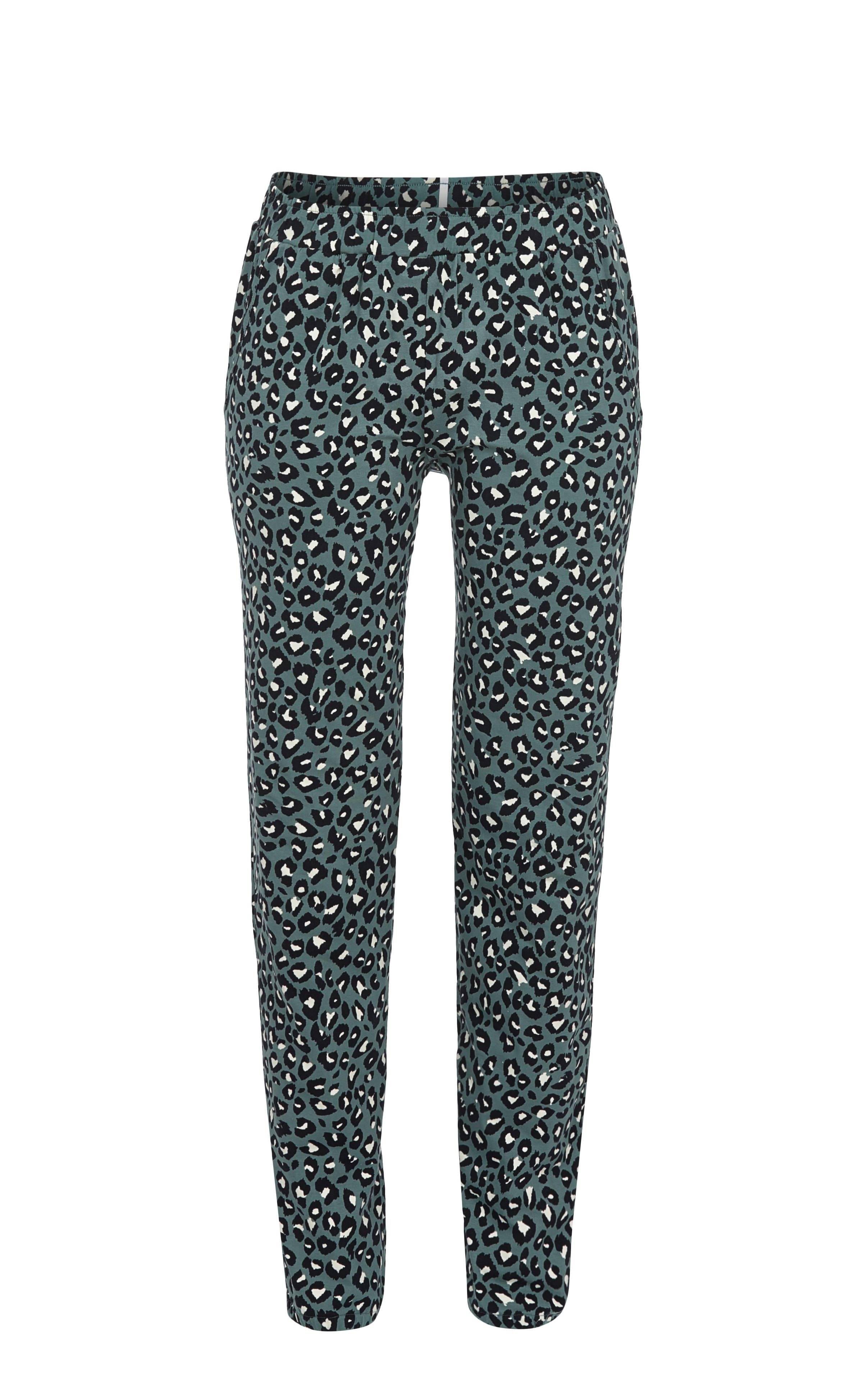 Lange Hose mit Animalprint