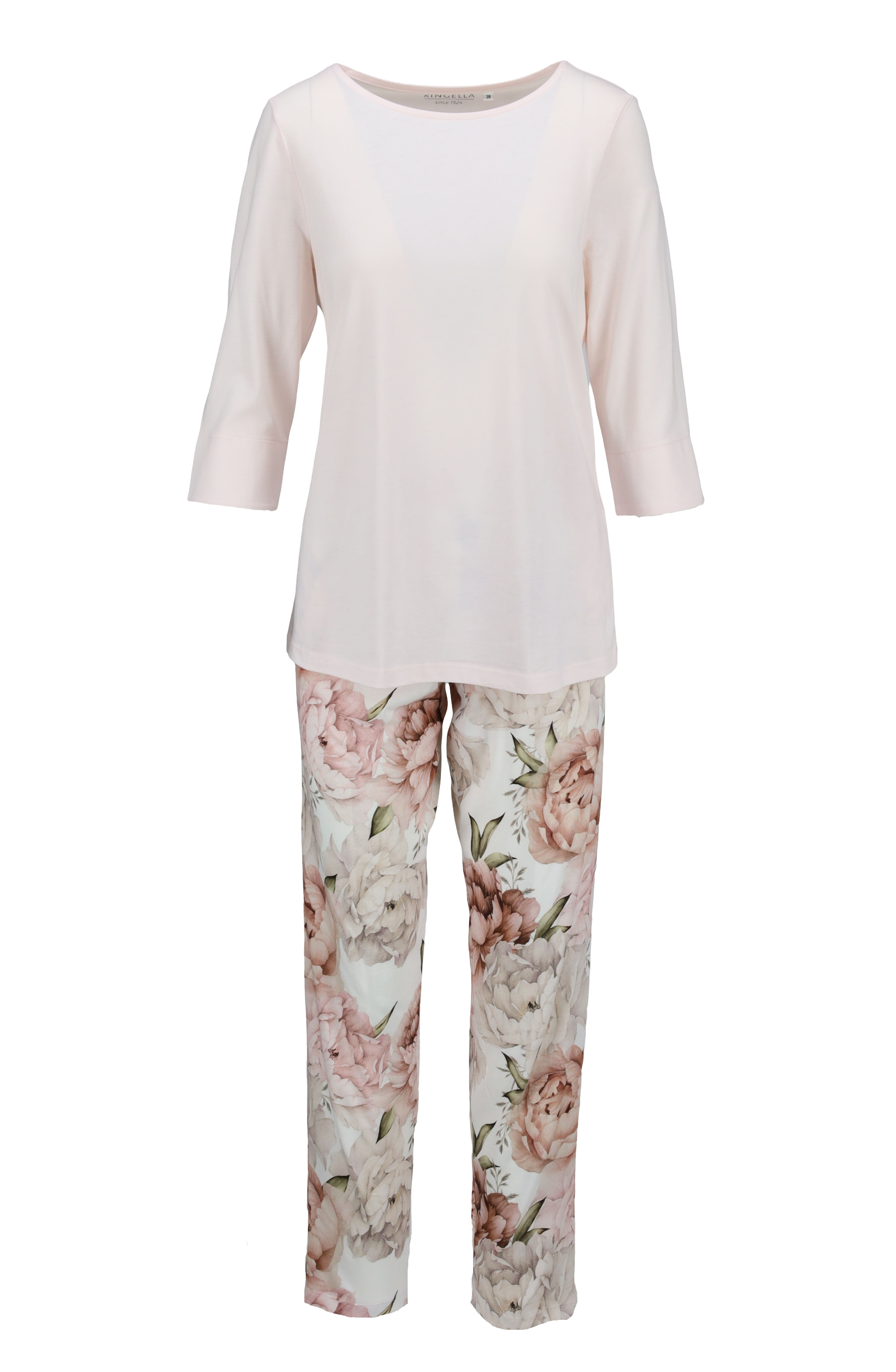 Pyjama mit 3/4 Arm und langer Hose