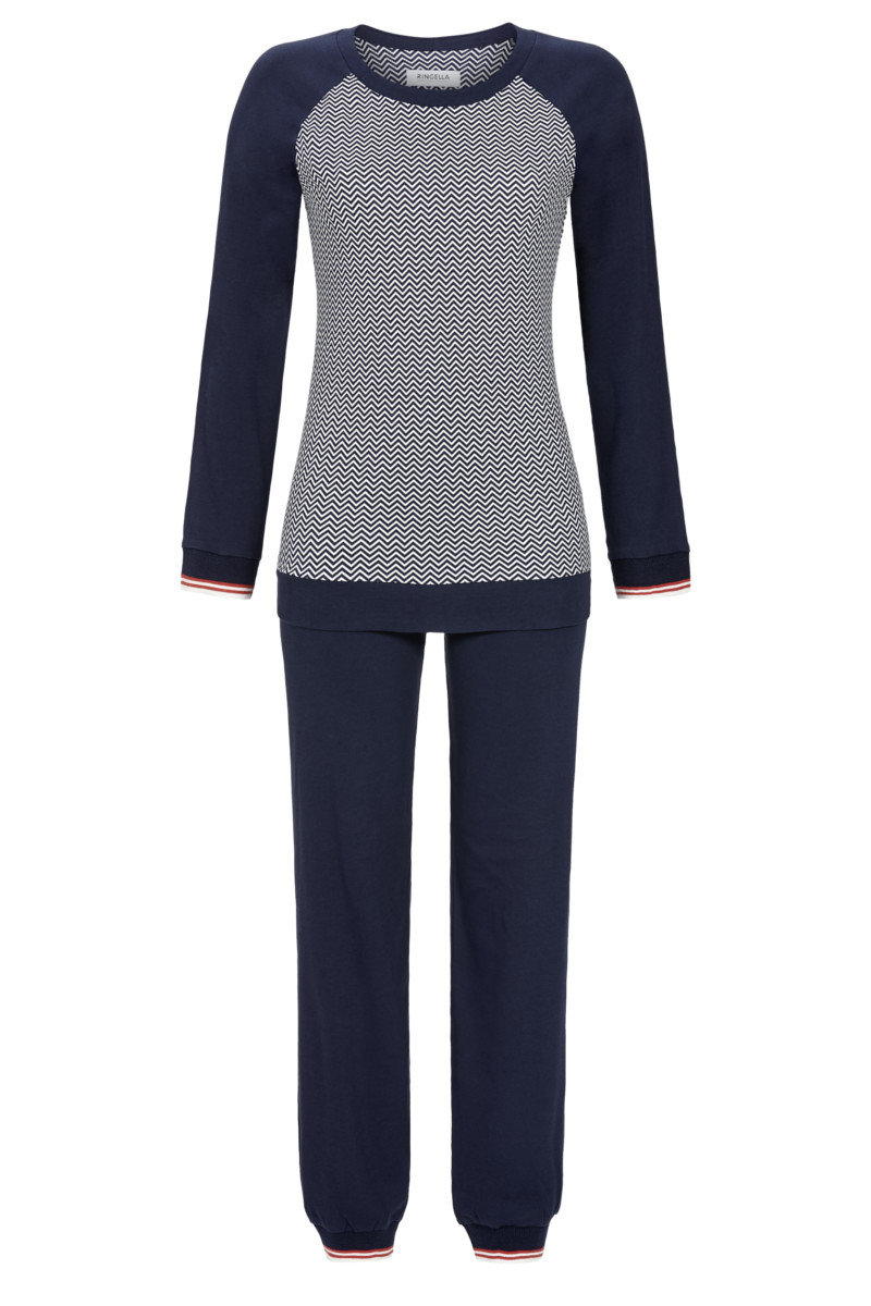 Pyjama mit Strickbündchen